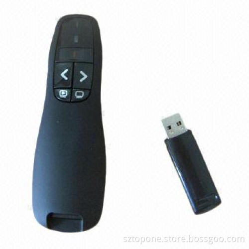 Wireless Laser Pointer Presenter with 2.4G, Built-in Flash Memory